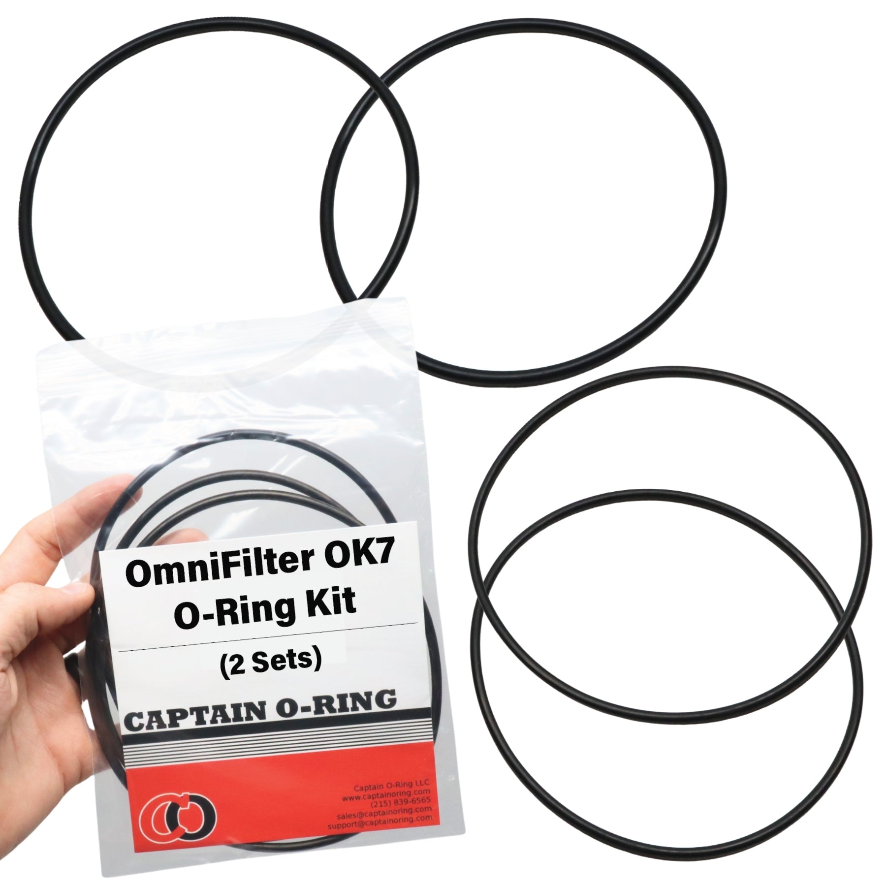 OmniFilter OK7 O-Ring Kit (2 Sets, 4 O-Rings) – Captain O-Ring