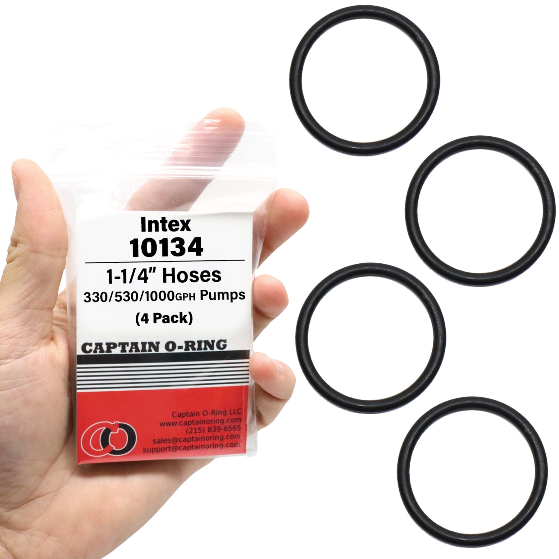 Captain O-Ring – Replacement 10134 Orings for Intex 1-1/4” Hose