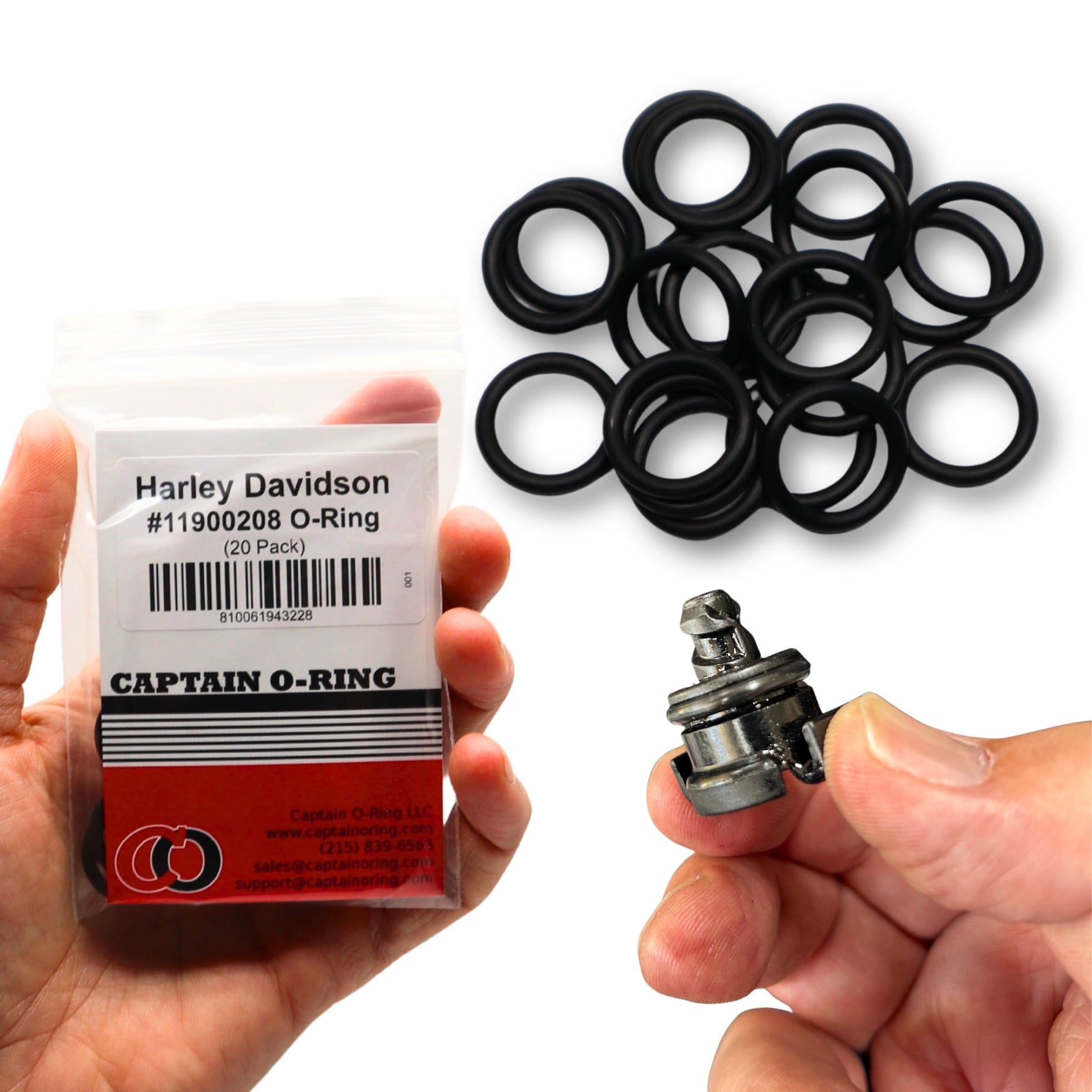 Captain O-Ring – Replacement 11900208 O-Rings for Harley Davidson