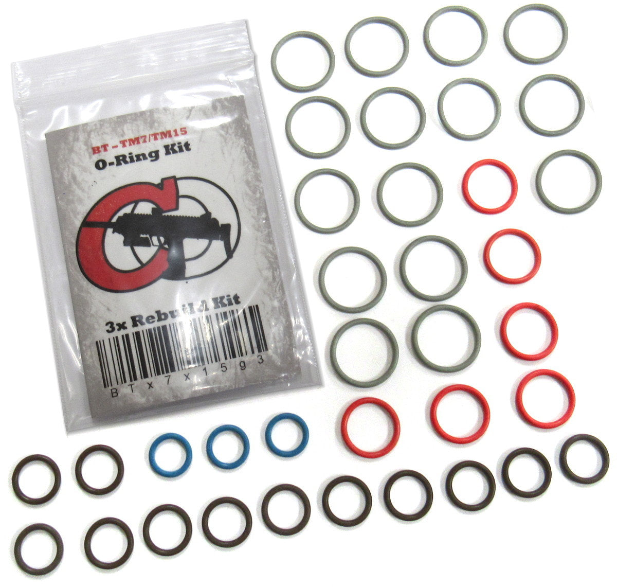 BT TM7 / TM15 - COLOR CODED O-Ring Kit [3x Bag] – Captain O-Ring