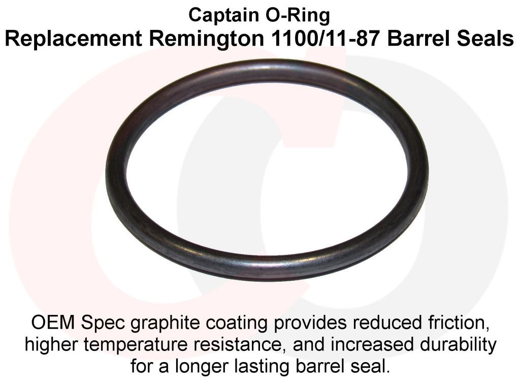 Remington F15899 Graphite Coated Barrel Seal O-Rings (Model 1100, 11-87 - 12 Gauge) [4 Pack]