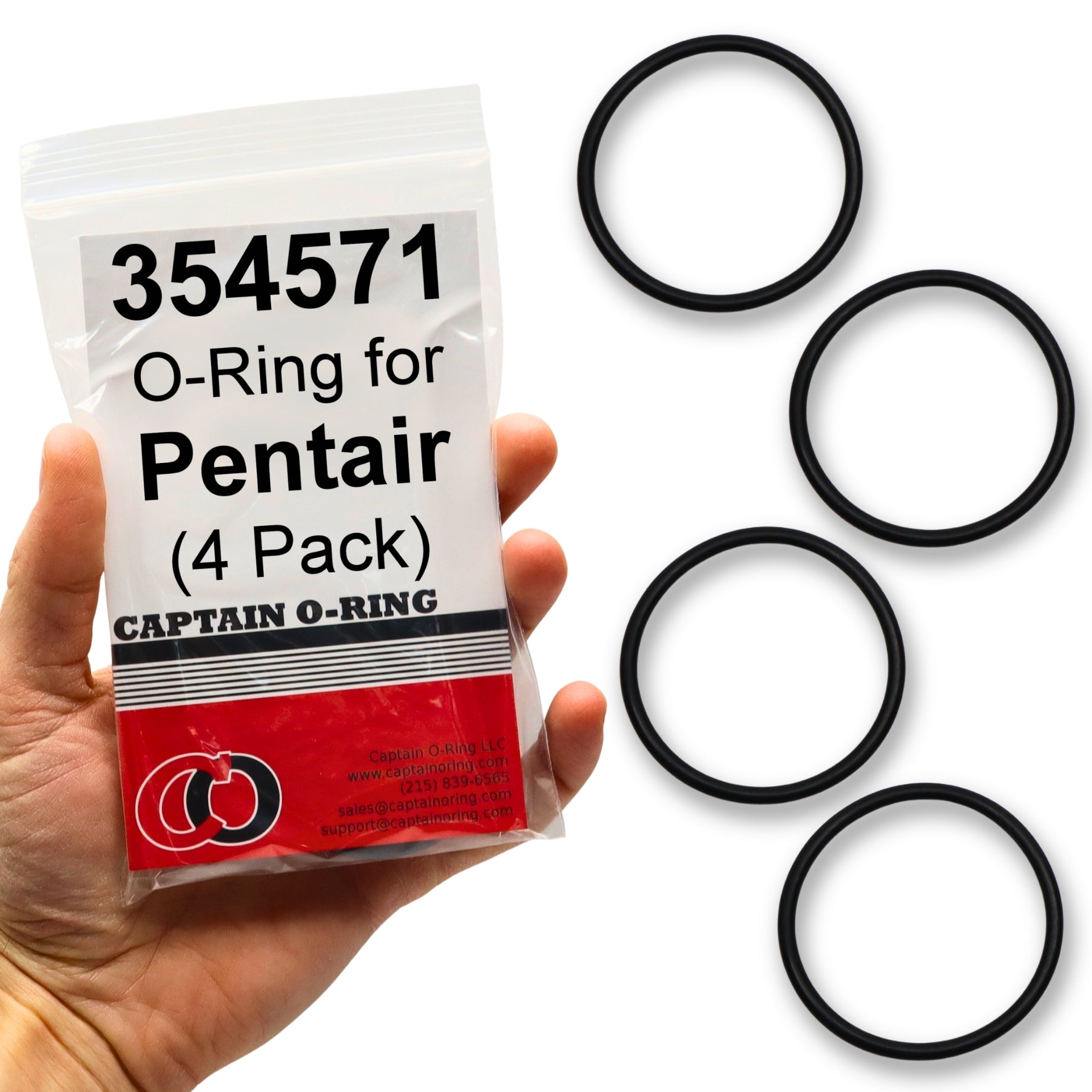 354571 / 354571Z O-Rings for Pentair Sta-Rite Dynamo Sand Dollar (4 Pack)