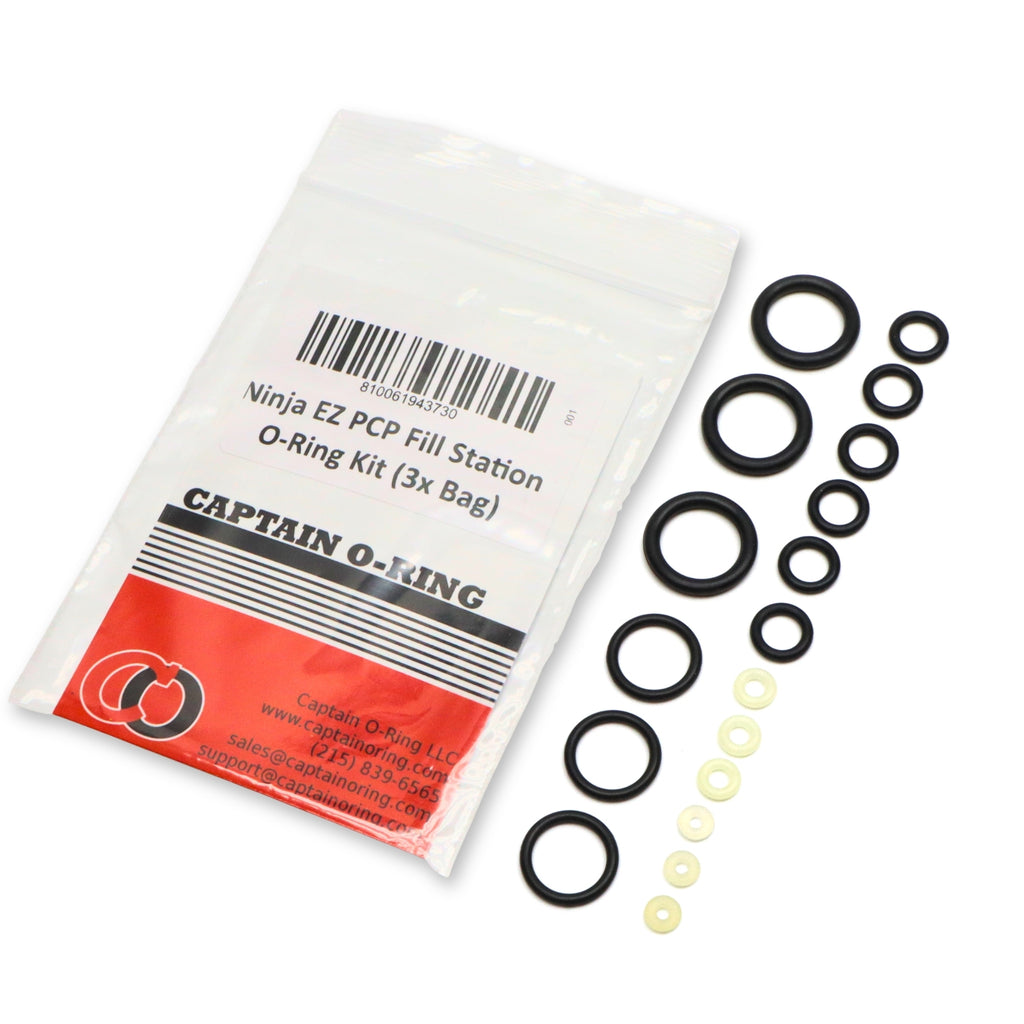 Ninja EZ PCP Fill Station O-Ring Rebuild Kit (3x Rebuilds)