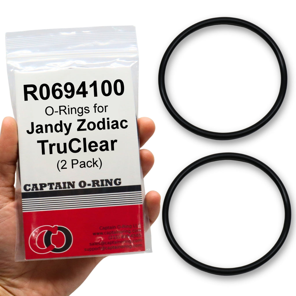 R0694100 O-Rings for Zodiac Jandy Pro Series TruClear Chlorinator (2 Pack)