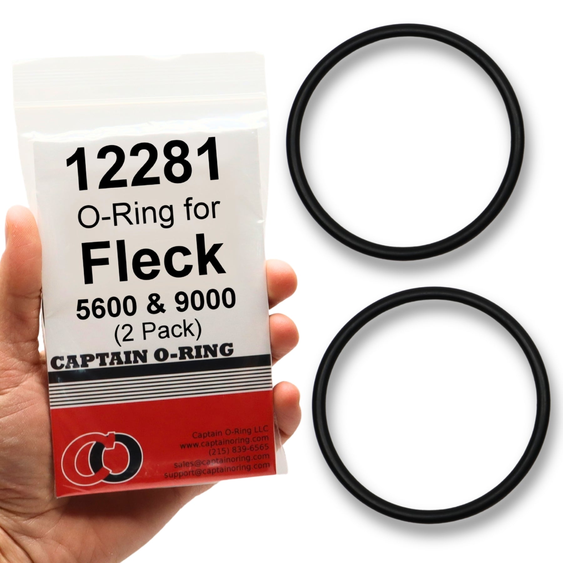 12281 Tank Base O-Ring for Fleck 5600 9000 Softener (2 Pack)