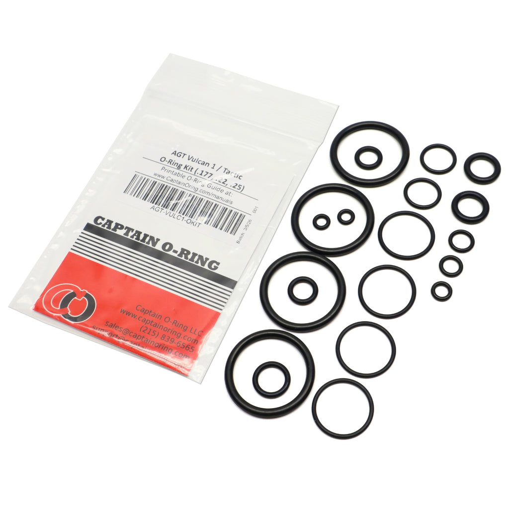AGT Vulcan 1 / Tactic O-Ring Rebuild Kit (.177, .22, .25)