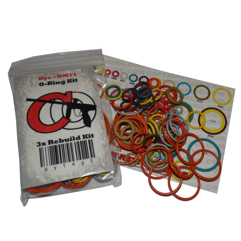 Smart Parts Shocker SFT/NXT - COLOR CODED O-Ring Kit [Select 3x Bag/ 5x Box]
