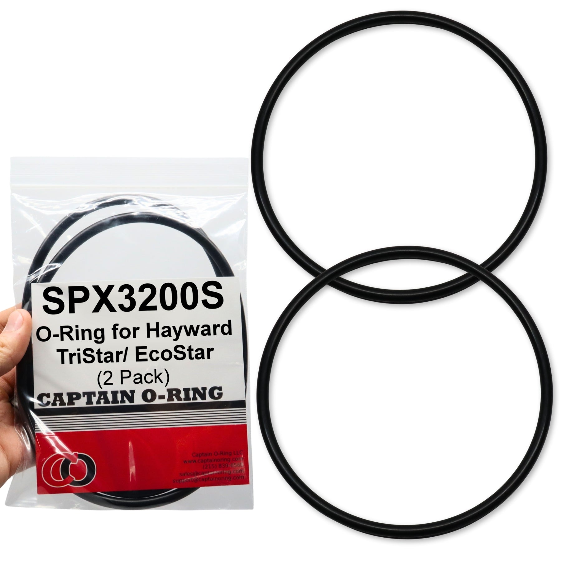 SPX3200S / HAY-101-3204 Strainer Cover O-Ring for Hayward TriStar EcoStar Pool Pump (2 Pack)