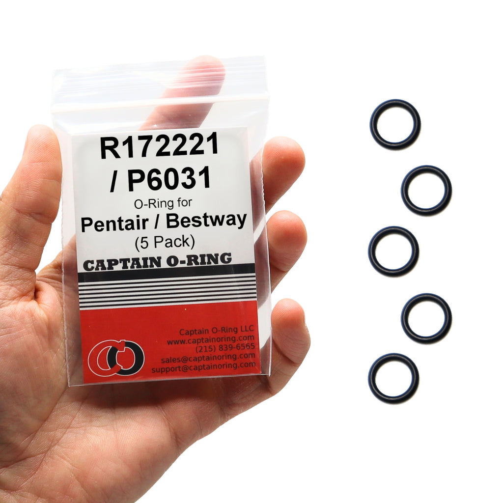 R172221 / P6031 O-Rings for Pentair, Bestway Vent Valve Drain Seal (5 Pack)