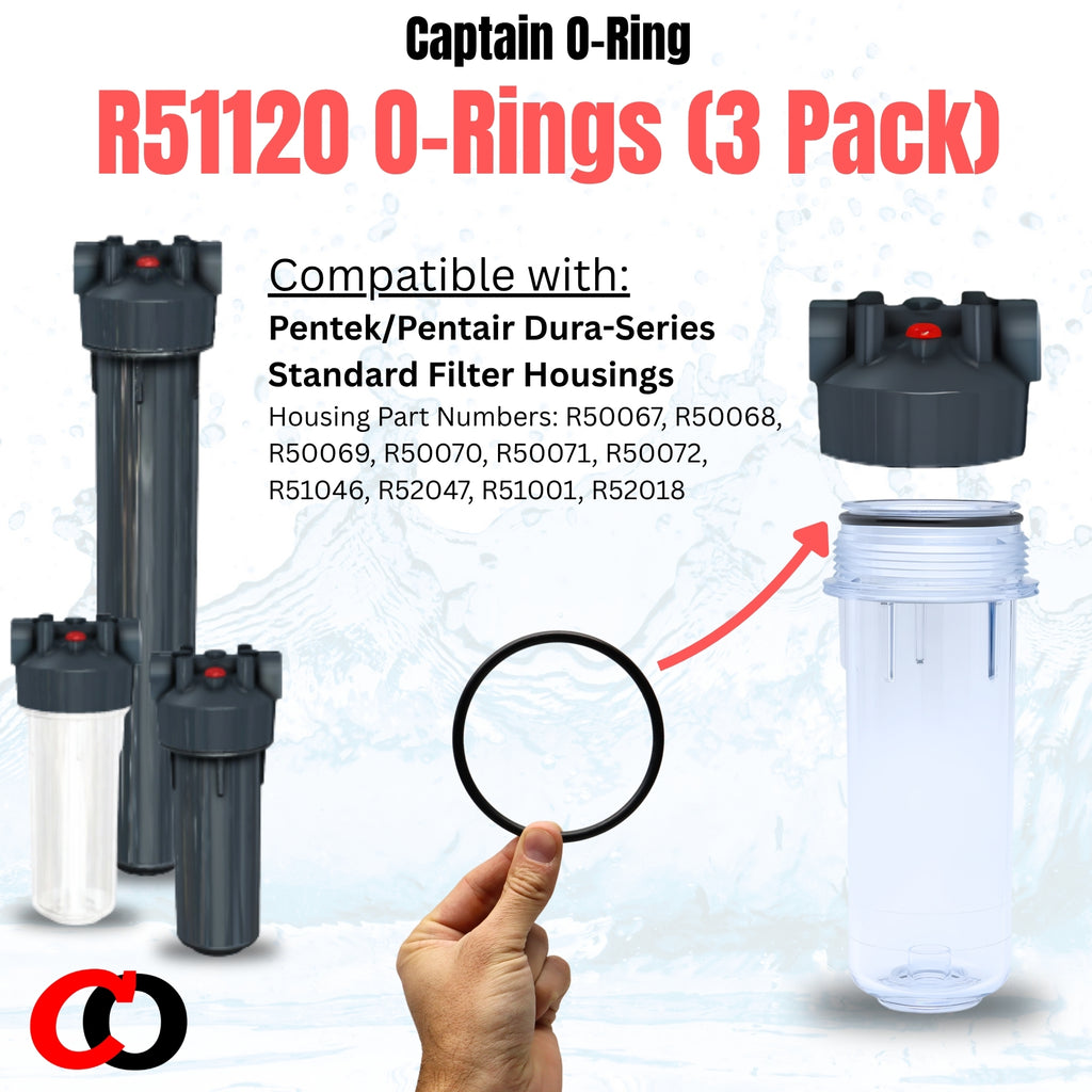 Captain O-Ring – Replacement R51120 O-Rings for Pentek Pentair Dura-Se