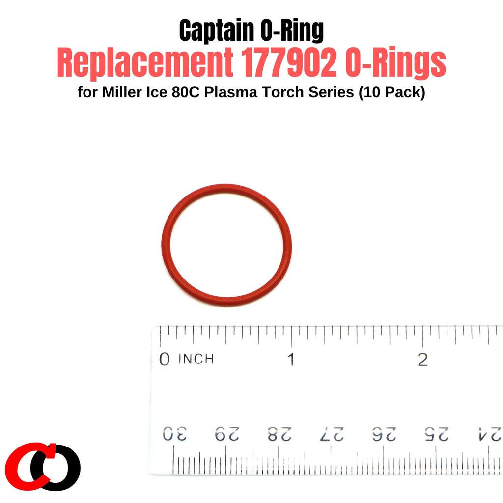 177902 O-Rings for Miller Ice 80C Plasma Torch Series (10 Pack)