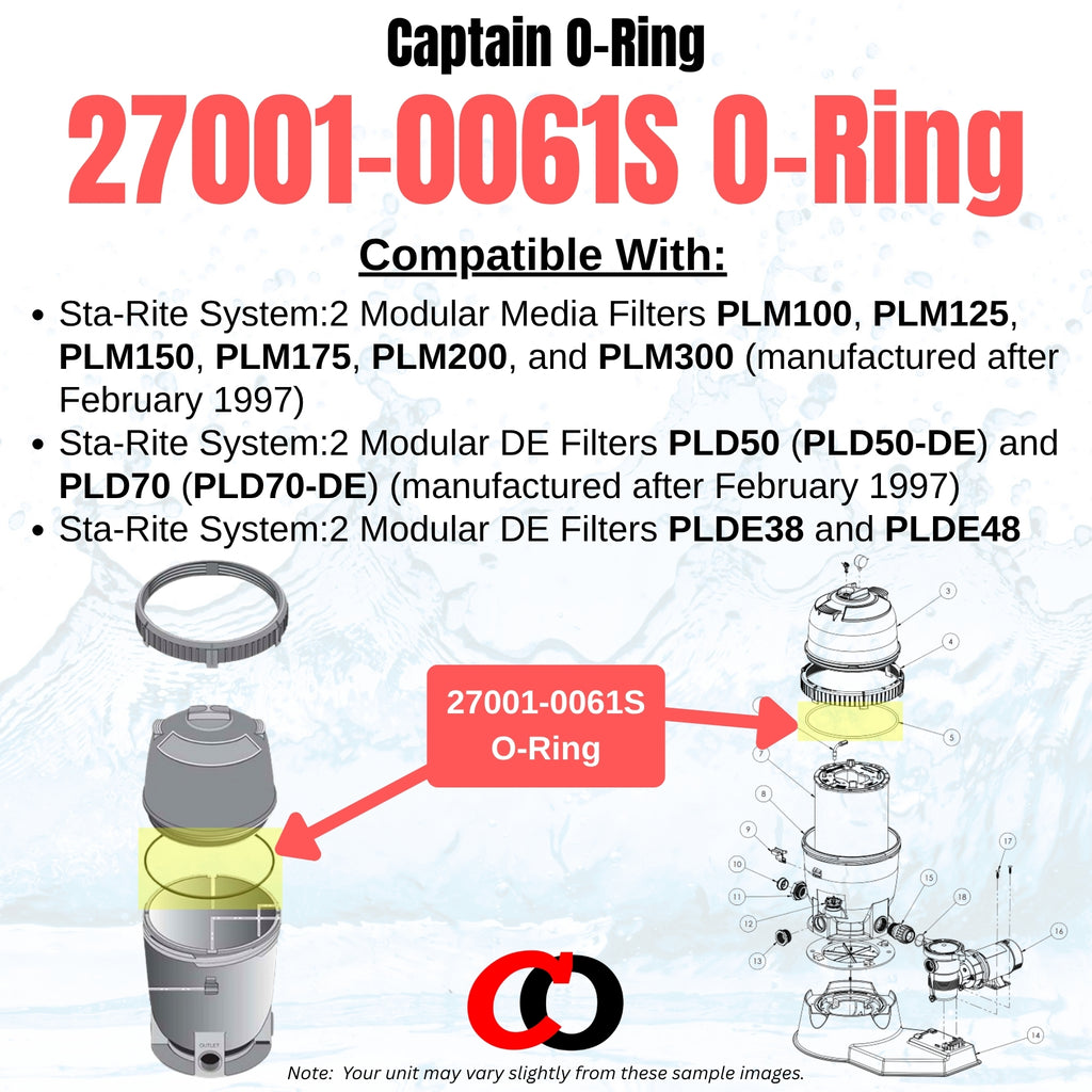 27001-0061S for Pentair Sta-Rite PLM PLD Series Pool Filters
