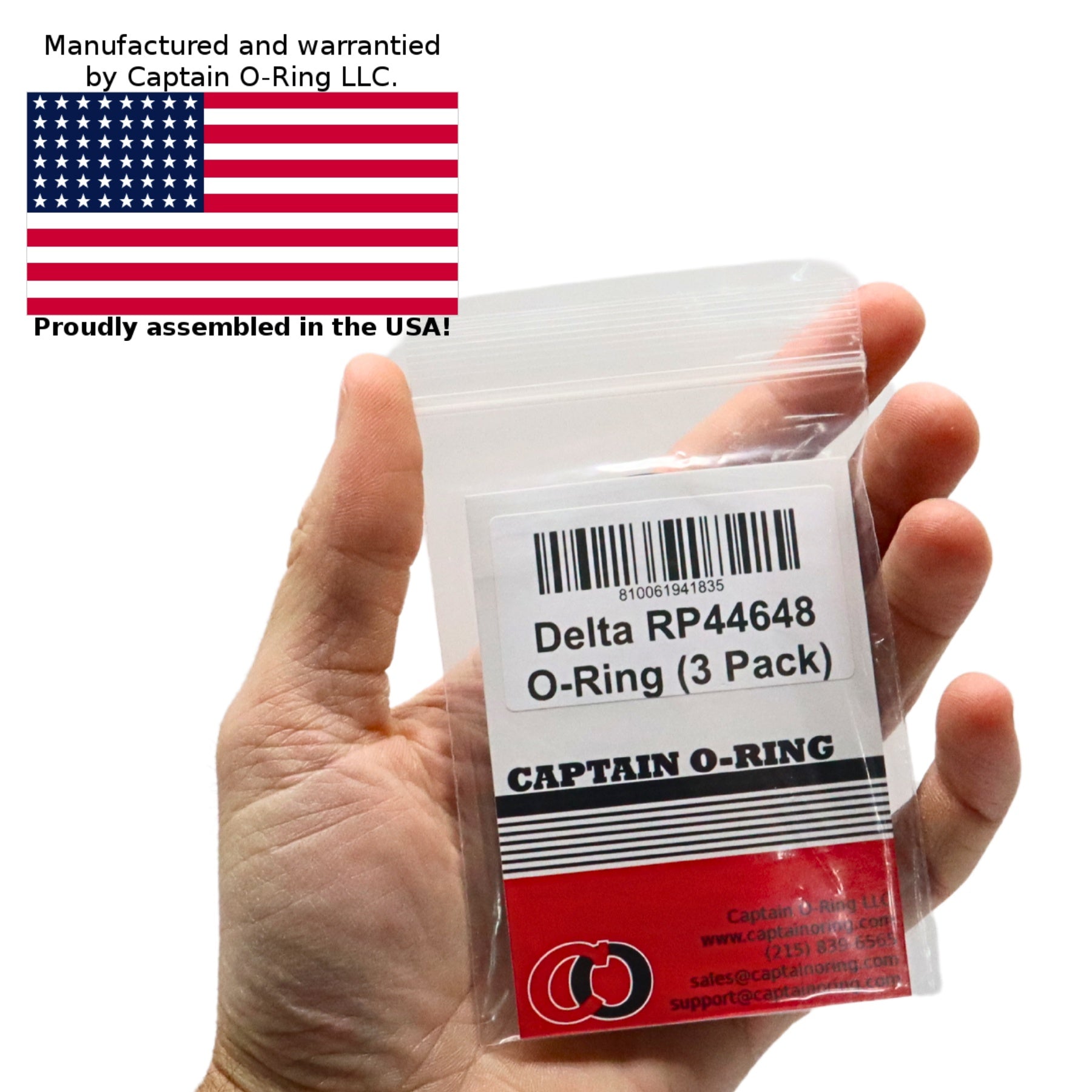 RP44648 / 44648 O-Rings for select Delta Faucets (3 Pack)