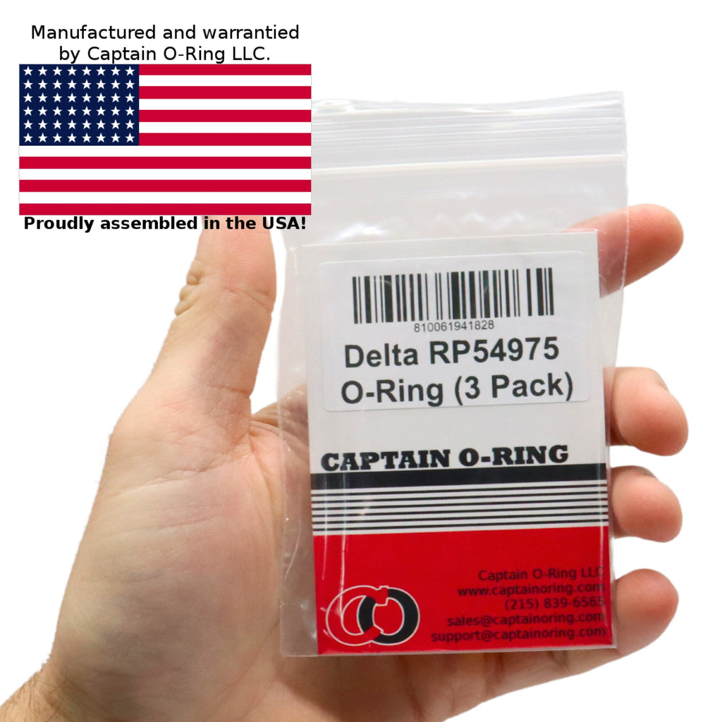 RP54975 / 54975 O-Rings for select Delta Faucets (3 Pack)
