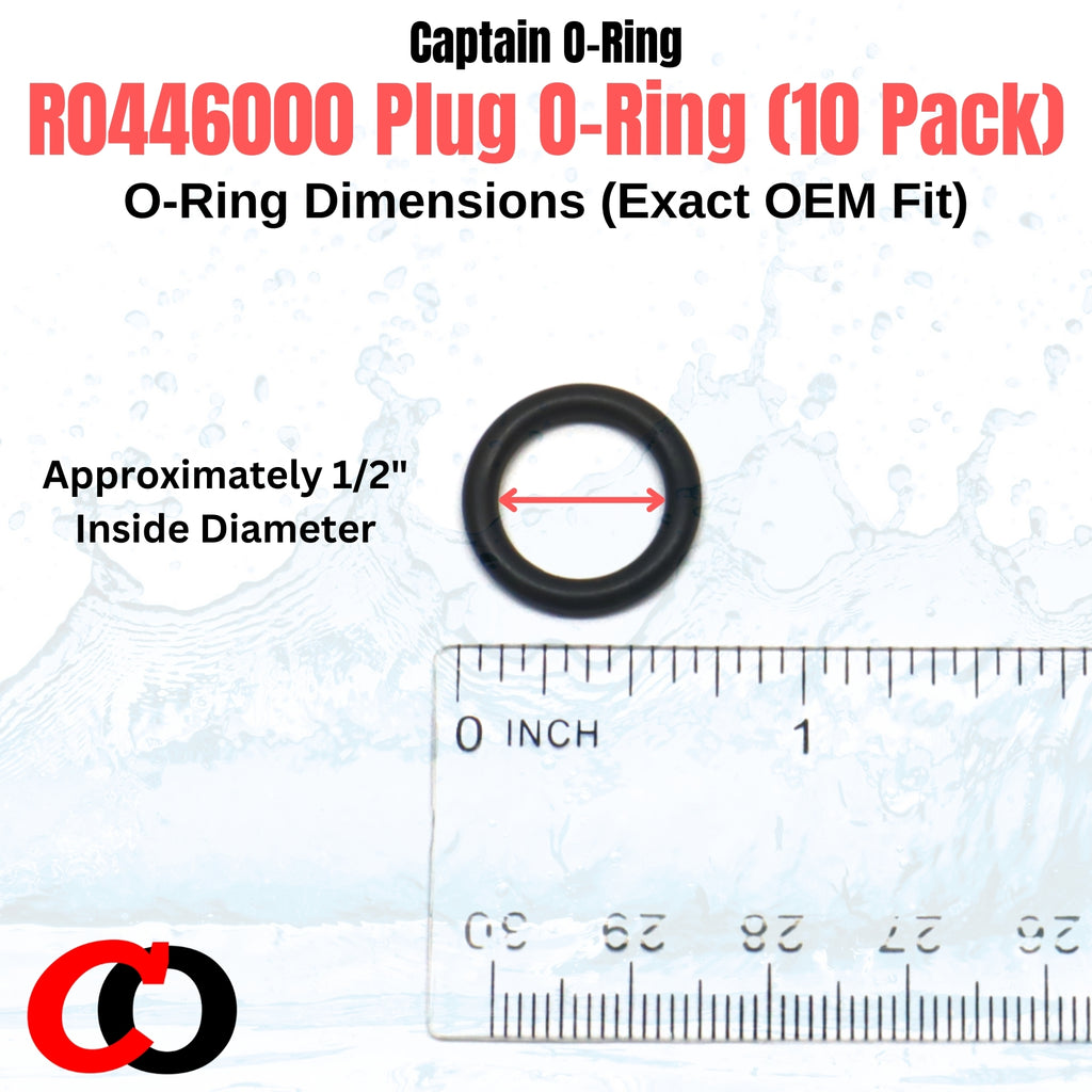 O-Rings for Jandy/Zodiac/Polaris R0446000 Filter Pump Drain Plug Gasket (10 Pack)