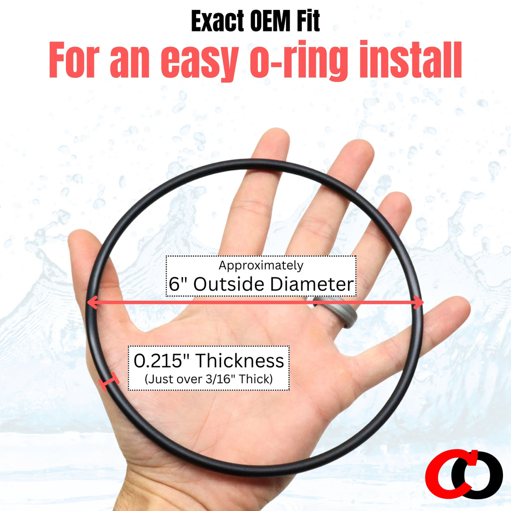 WS02X23544 O-Ring for GE GXWH60T Whole House Water Filter (3 Pack)
