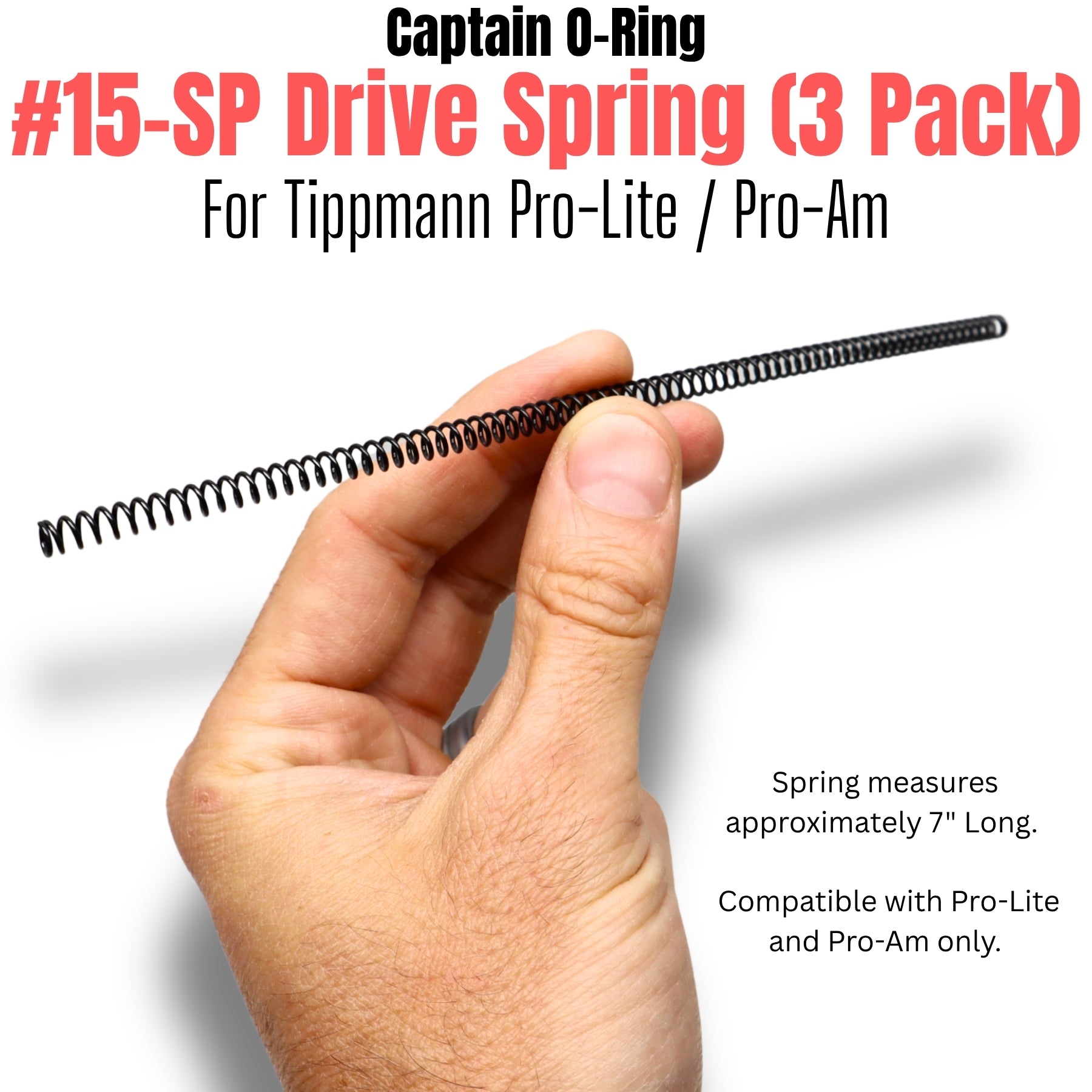Tippmann 15-SP (7-inch) Drive Springs for Pro-Lite / Pro-Am (3 pack)