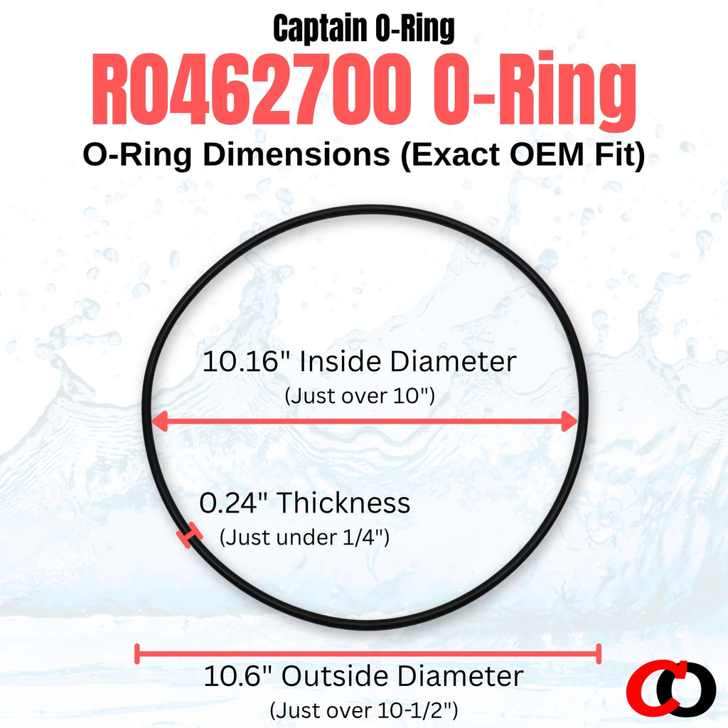 R0462700 Tank Top O-Rings for Jandy Zodiac CS100 CS150 CS200 CS250 Filter (2 Pack)
