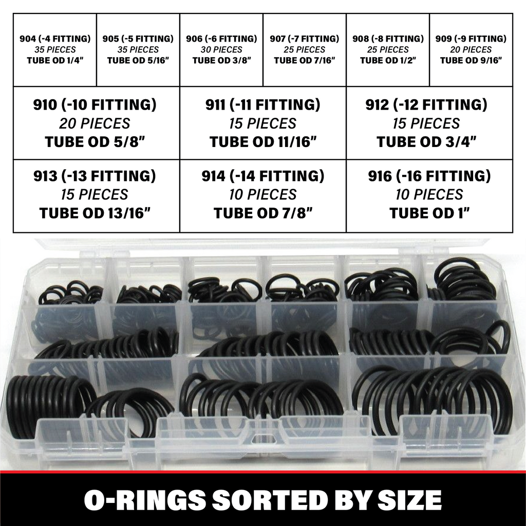 255pc ORB BOSS Hydraulic BN70 O-Ring Kit