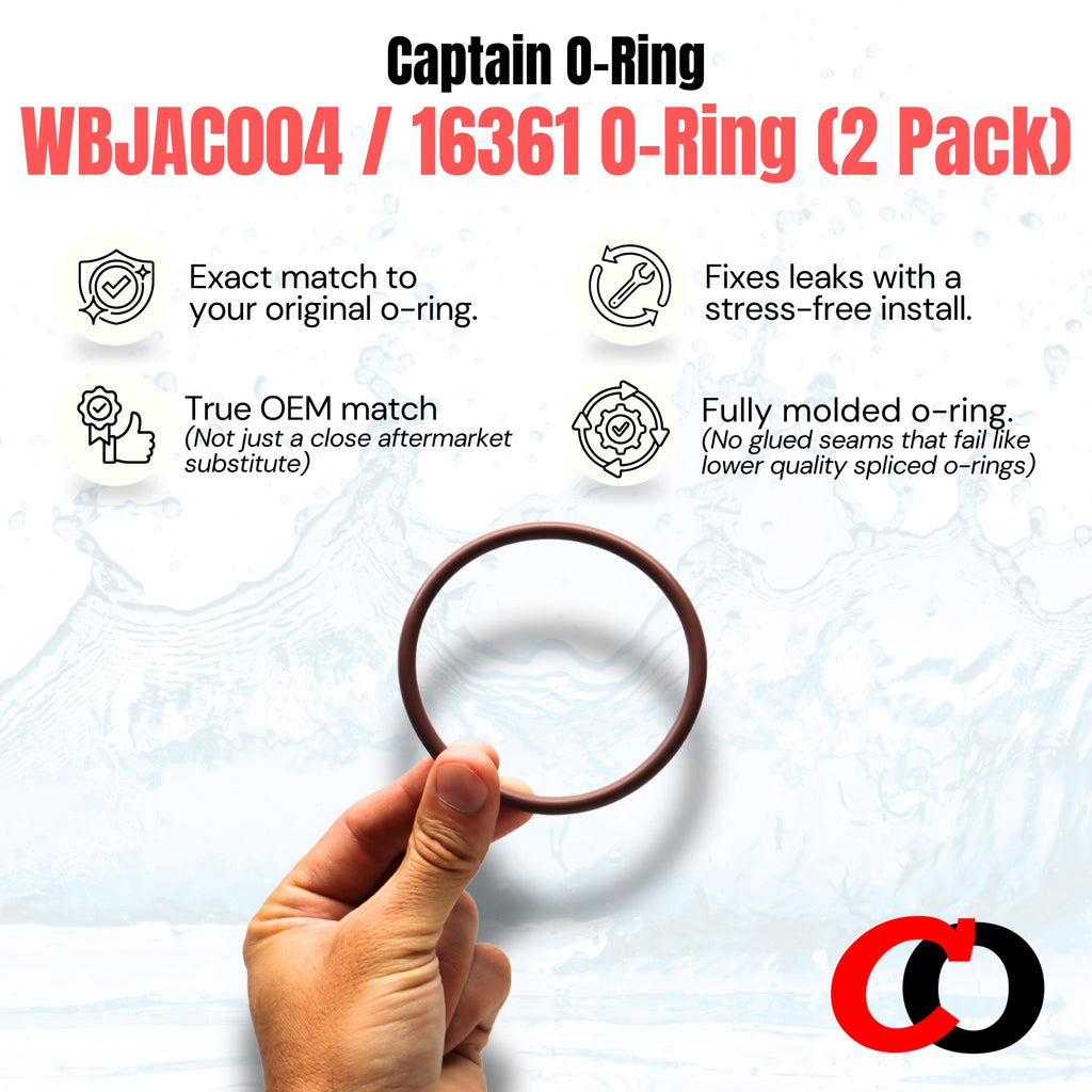 WBJAC004 16361 Lid O-Rings for Jacuzzi JAC50 JAC50i Chlorinator (2 Pack)