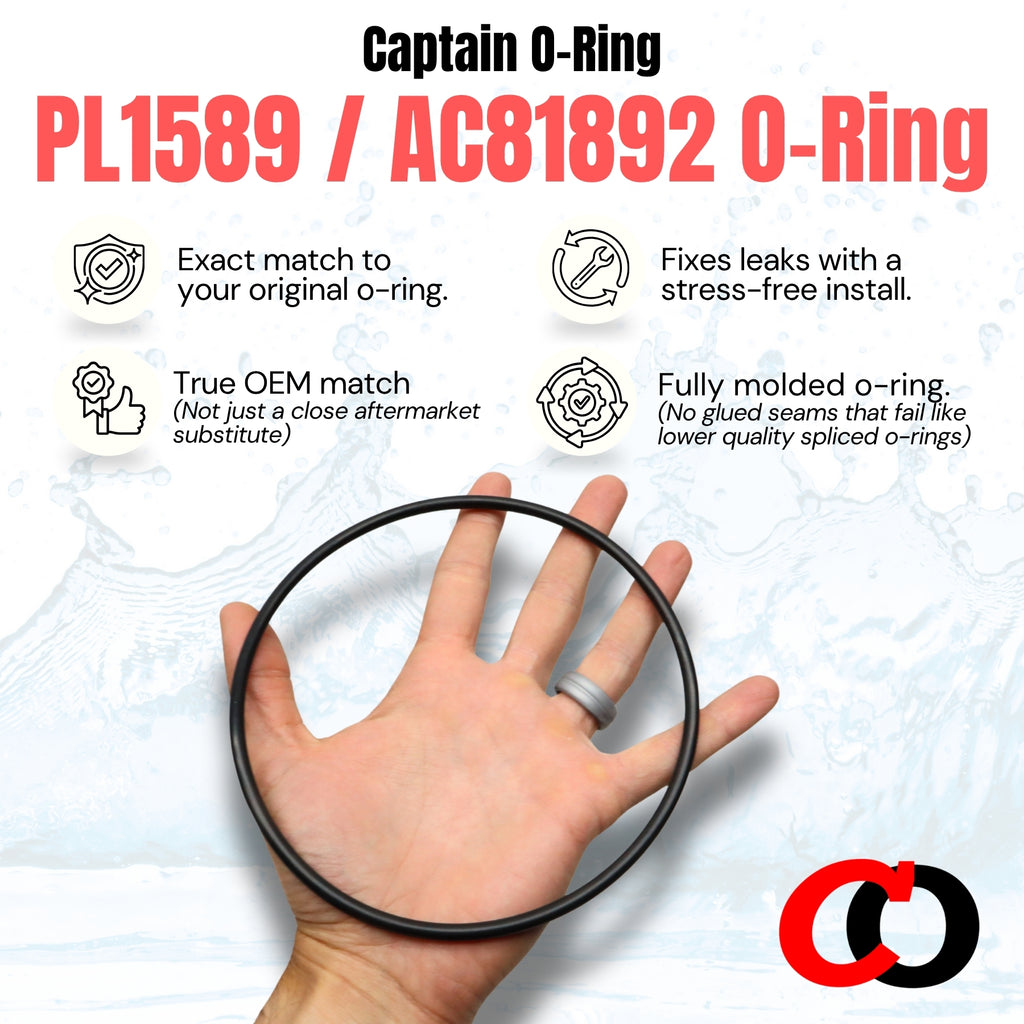 PL1589 / AC81892 Pump Housing O-Rings for Pureline Blue Torrent, Splash, Blue Wave, and more (2 Pack)