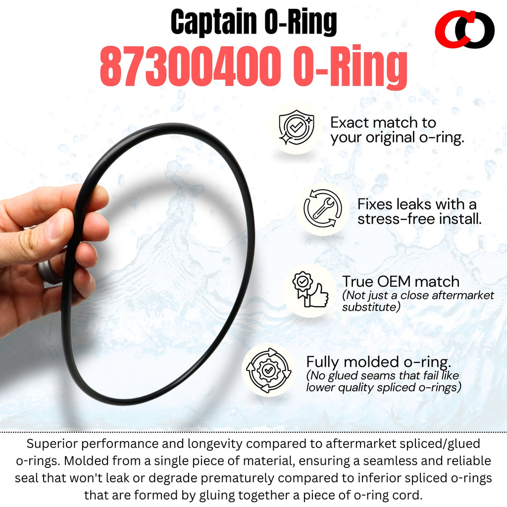 87300400 O-Ring for Pentair Clean & Clear, Predator, EasyClean and Warrior Filter Tank Body (2 Pack)