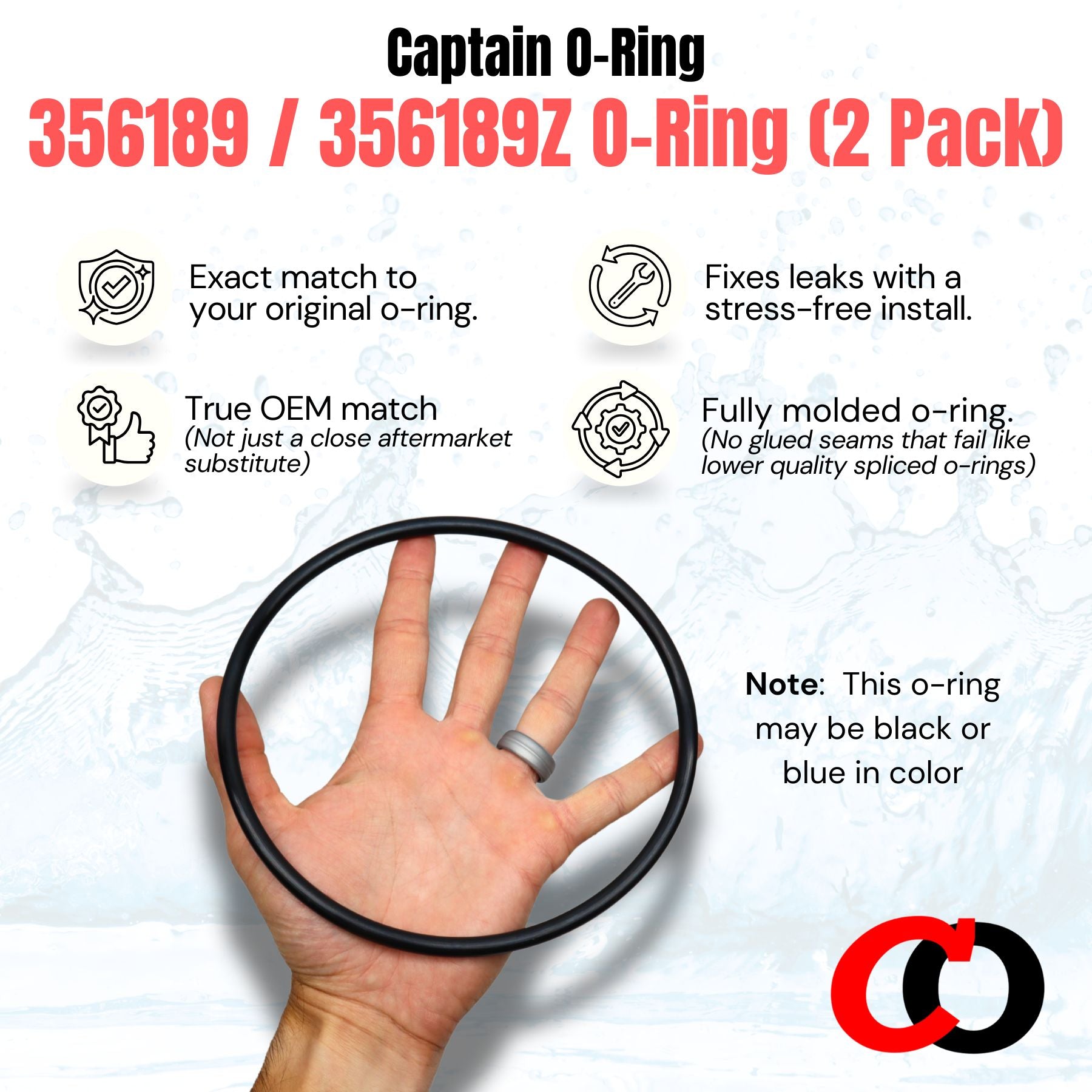 356189 356189Z Trap Lid O-Ring for Pentair IF3/IP3 VSF (2 Pack) – Intelliflo3 Intellipro3