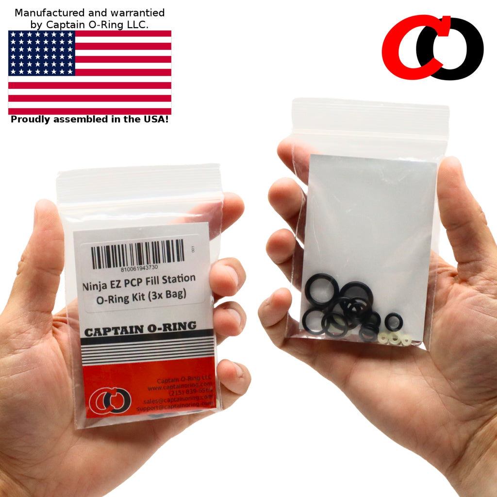 Ninja EZ PCP Fill Station O-Ring Rebuild Kit (3x Rebuilds)