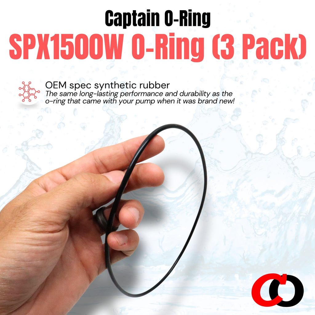Hayward SPX0715Z1 / Pentair 51018300 Valve Lid O-Rings (2 Pack)