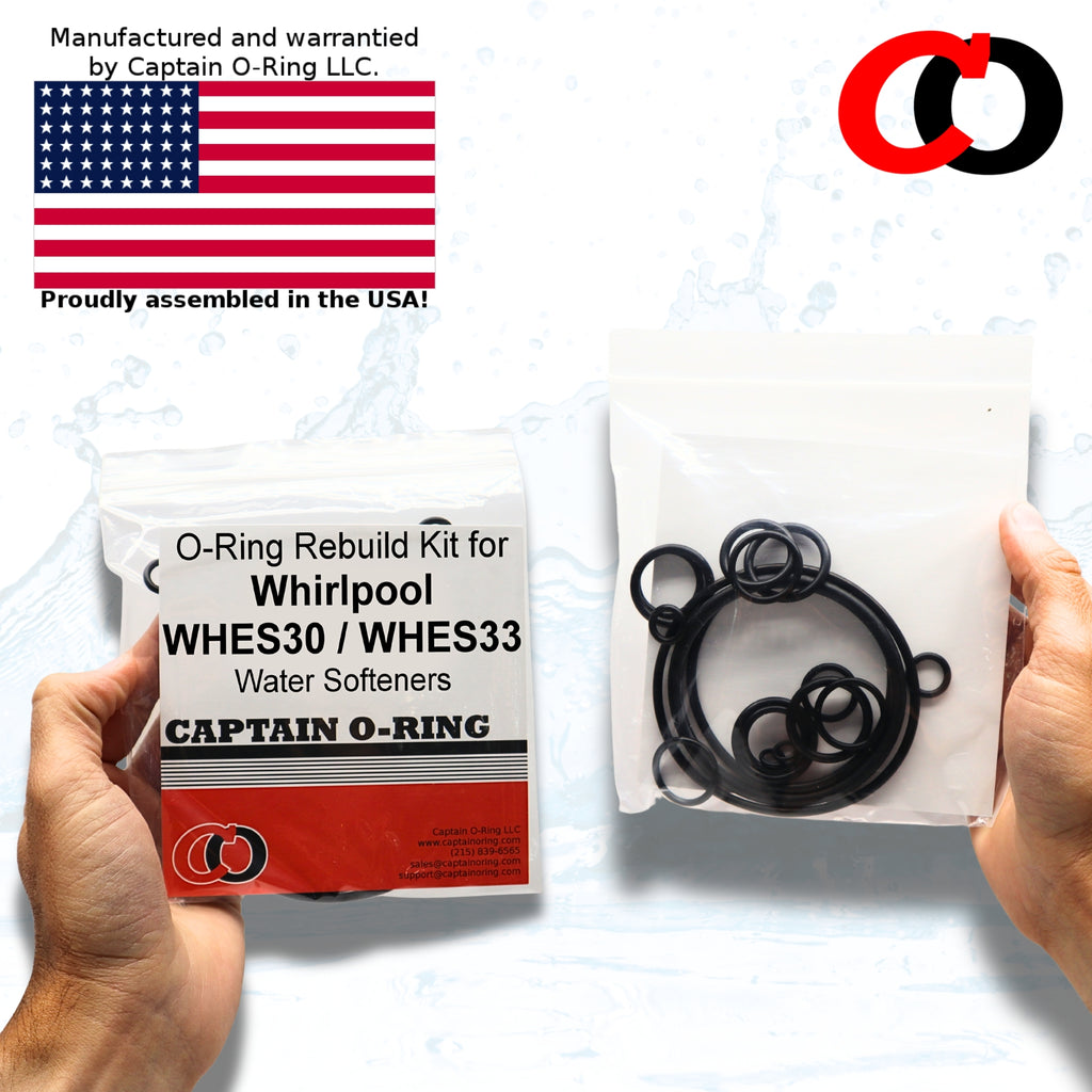 O-Ring Kit for Whirlpool WHES30 / WHES33 Water Softener
