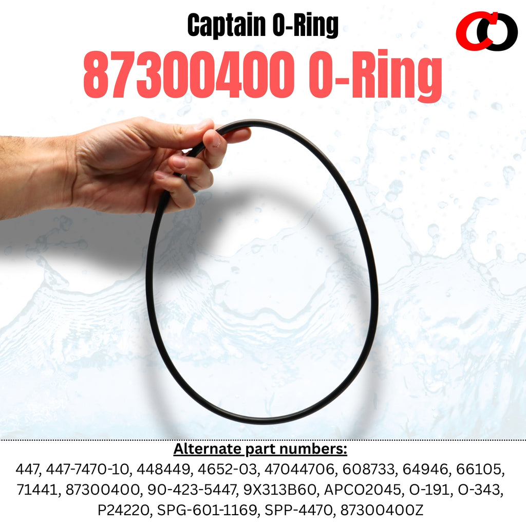 87300400 O-Ring for Pentair Clean & Clear, Predator, EasyClean and Warrior Filter Tank Body (2 Pack)