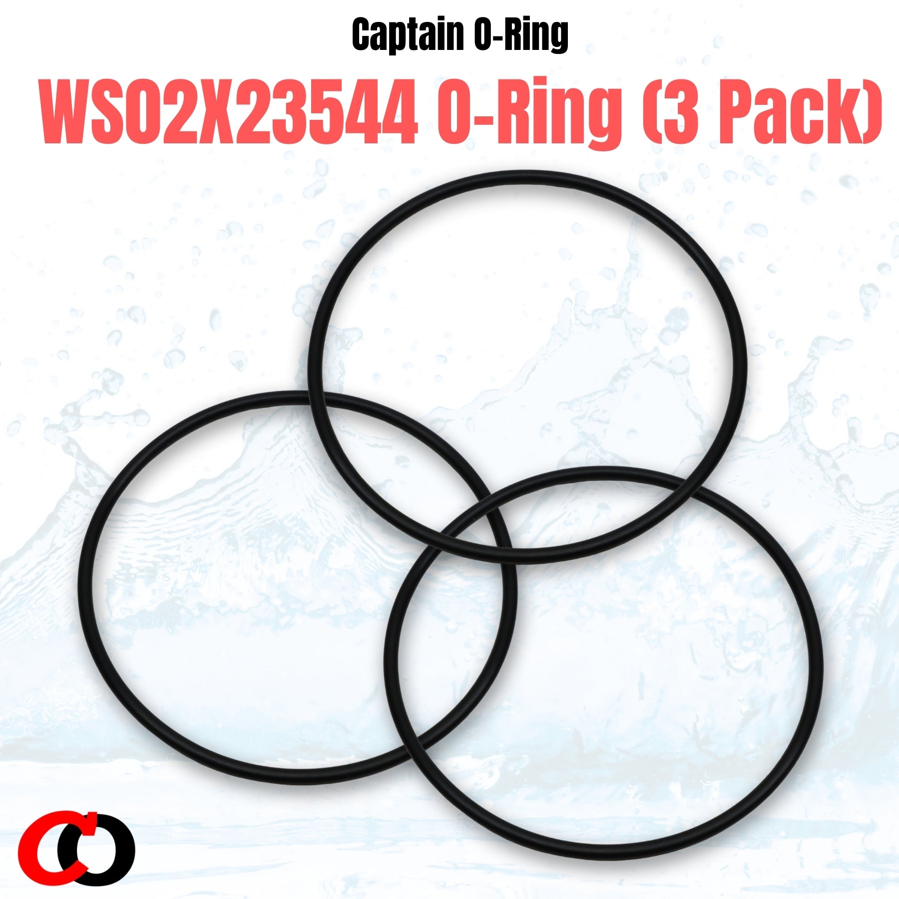 WS02X23544 O-Ring for GE GXWH60T Whole House Water Filter (3 Pack)