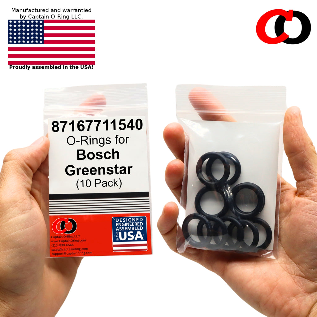 87167711540 O-Rings for Bosch 17X4 (10 Pack)