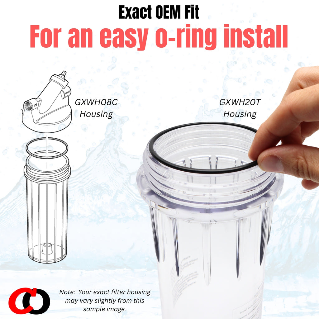UCRING / WS03X10038 O-Rings for GE GXWH20F GXWH04F GXRM10RBL GX1S01R Water Filter Housings (3 Sets, 6 O-Rings)