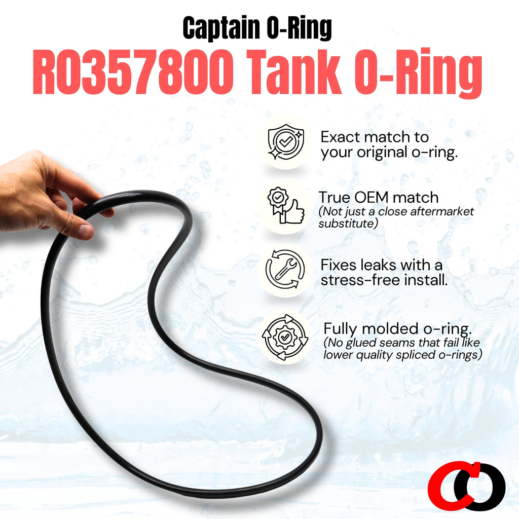 R0357800 Tank O-Ring for Jandy Zodiac CL340 CL460 CL580 CV340 CV460 CV580 DEL48 DEL60 DEV48 DEV60 Pool Filter