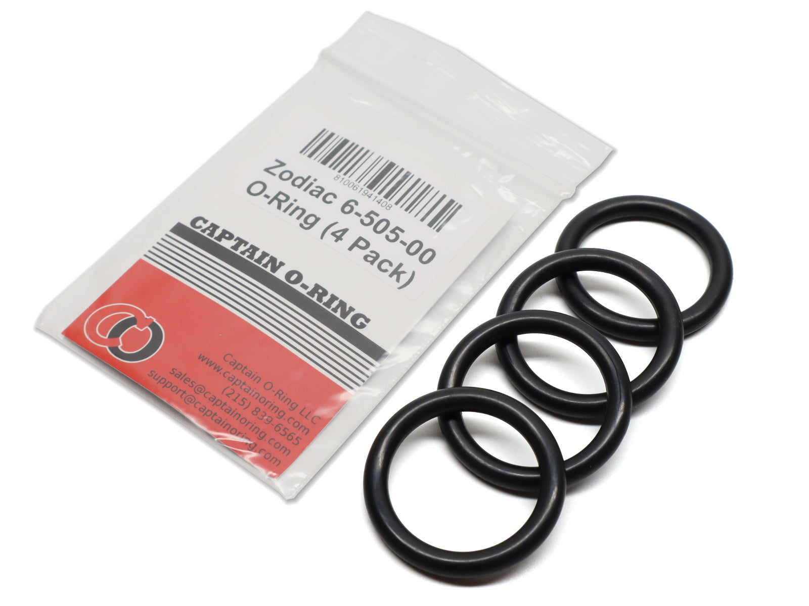 6-505-00 / O-403 Orings for Zodiac Universal Wall Fitting and Quick Disconnect for Select Polaris Pool Cleaners (4 Pack)