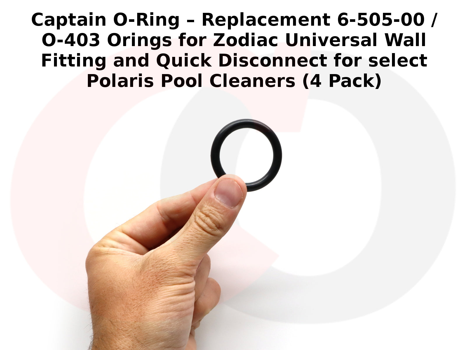 6-505-00 / O-403 Orings for Zodiac Universal Wall Fitting and Quick Disconnect for Select Polaris Pool Cleaners (4 Pack)