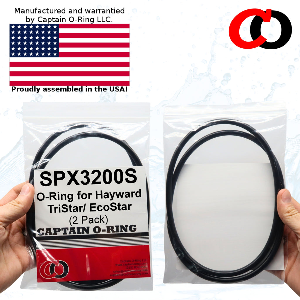 SPX3200S / HAY-101-3204 Strainer Cover O-Ring for Hayward TriStar EcoStar Pool Pump (2 Pack)