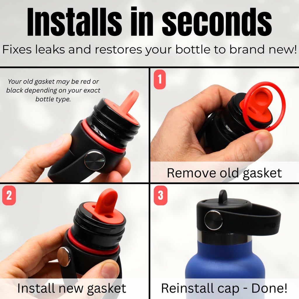 O-Rings for Hydro Flask Standard Narrow Mouth Flex Lids (8 Pack)