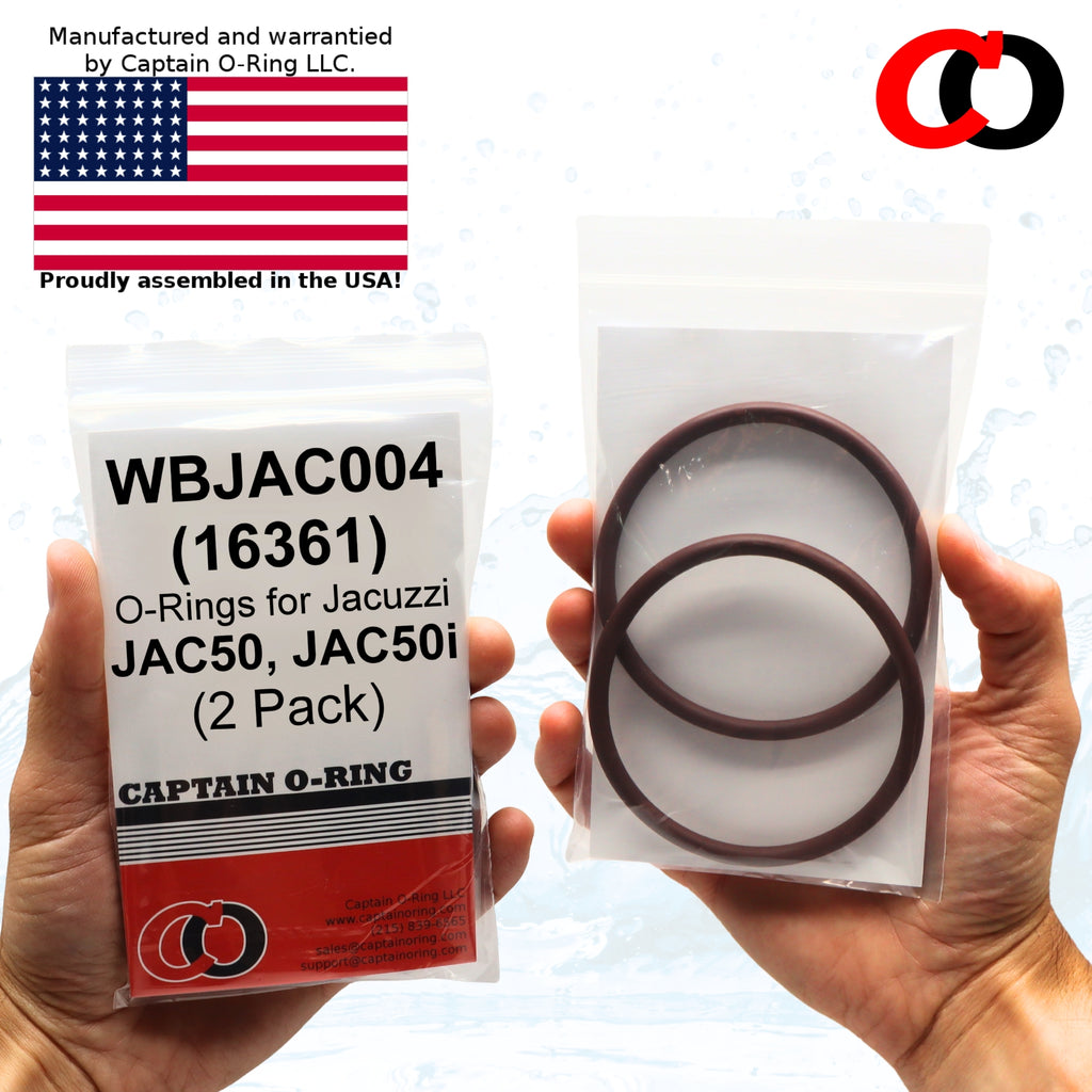 WBJAC004 16361 Lid O-Rings for Jacuzzi JAC50 JAC50i Chlorinator (2 Pack)