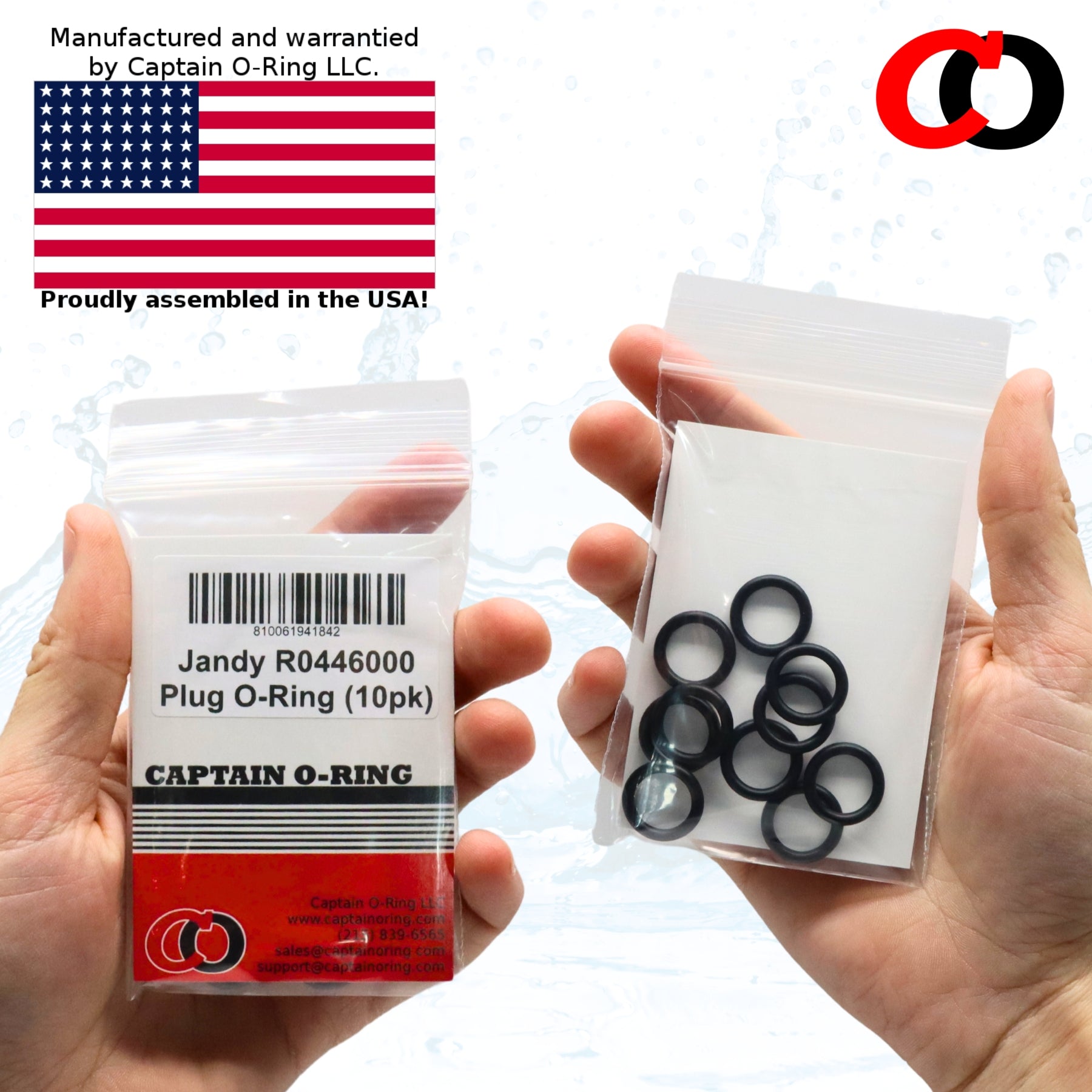 O-Rings for Jandy/Zodiac/Polaris R0446000 Filter Pump Drain Plug Gasket (10 Pack)