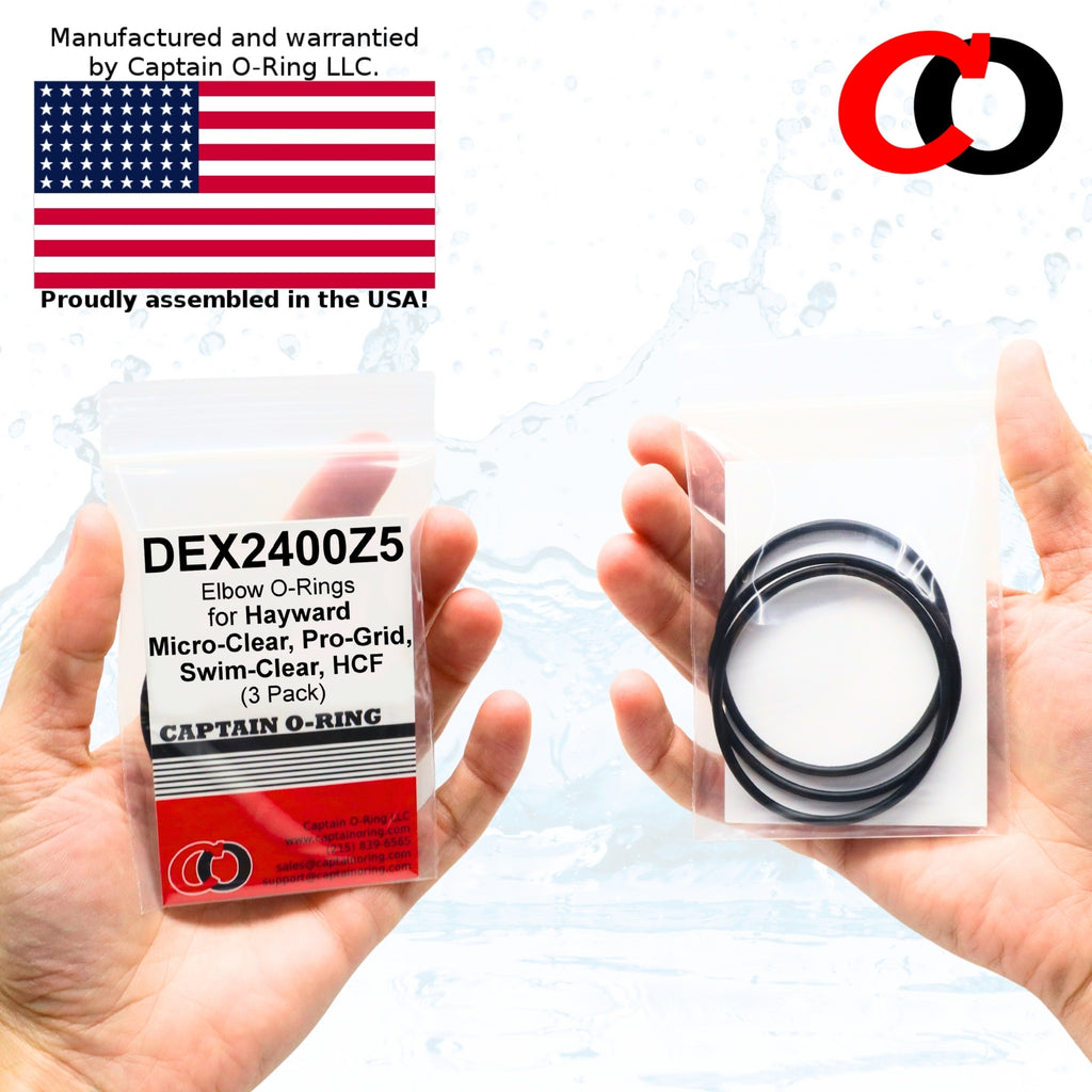 Hayward DEX2400Z5 Outlet Elbow O-Ring (3 Pack)