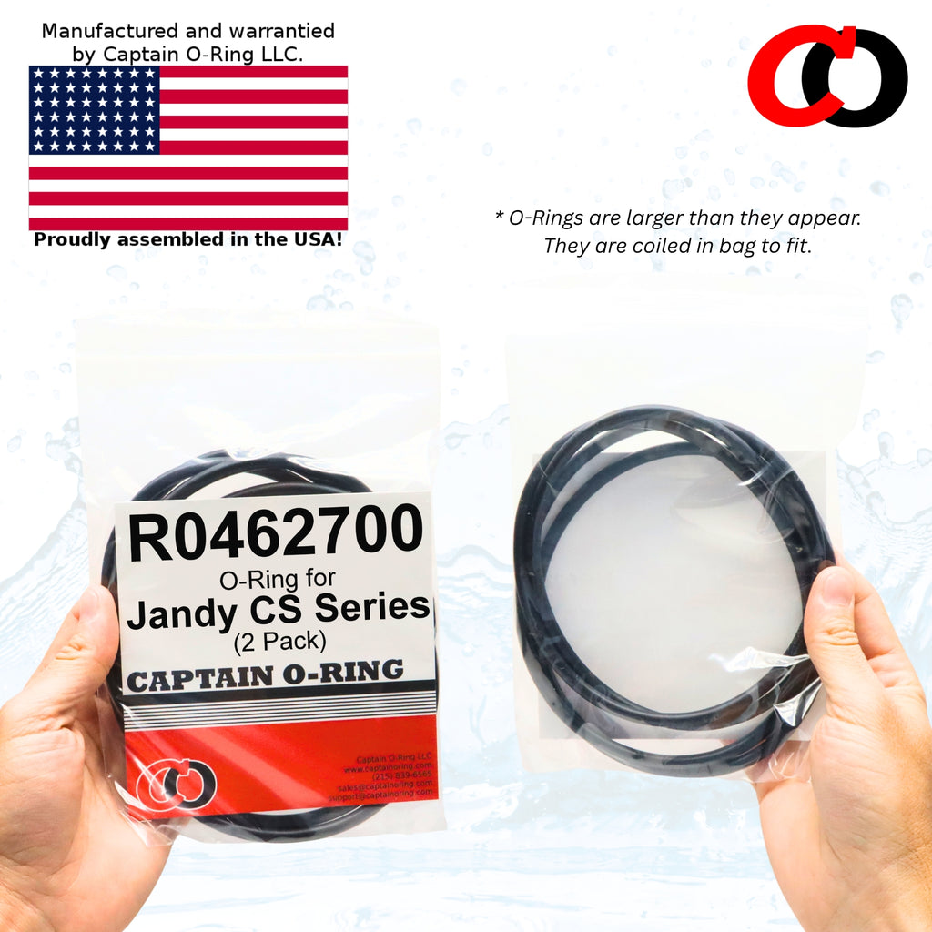 R0462700 Tank Top O-Rings for Jandy Zodiac CS100 CS150 CS200 CS250 Filter (2 Pack)