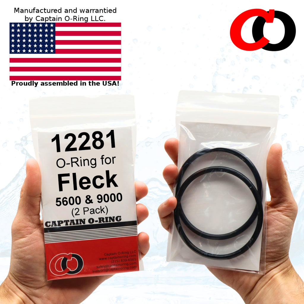 12281 Tank Base O-Ring for Fleck 5600 9000 Softener (2 Pack)