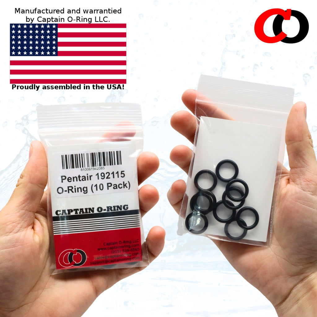 192115 (192115Z, U9-359, O-130) O-Ring Gaskets for Pentair 071131 / 357161 Drain Plugs (10 Pack)