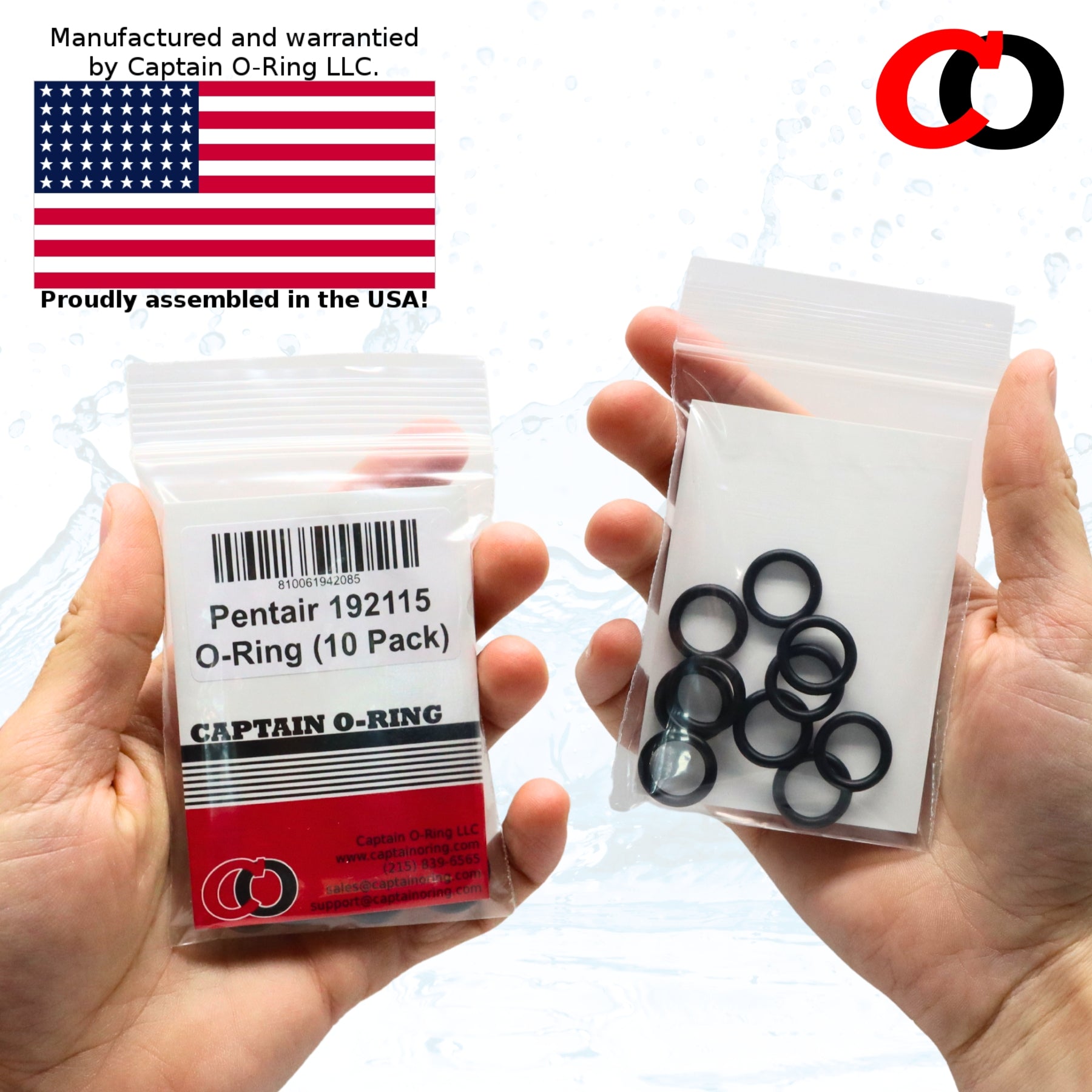 192115 (192115Z, U9-359, O-130) O-Ring Gaskets for Pentair 071131 / 357161 Drain Plugs (10 Pack)