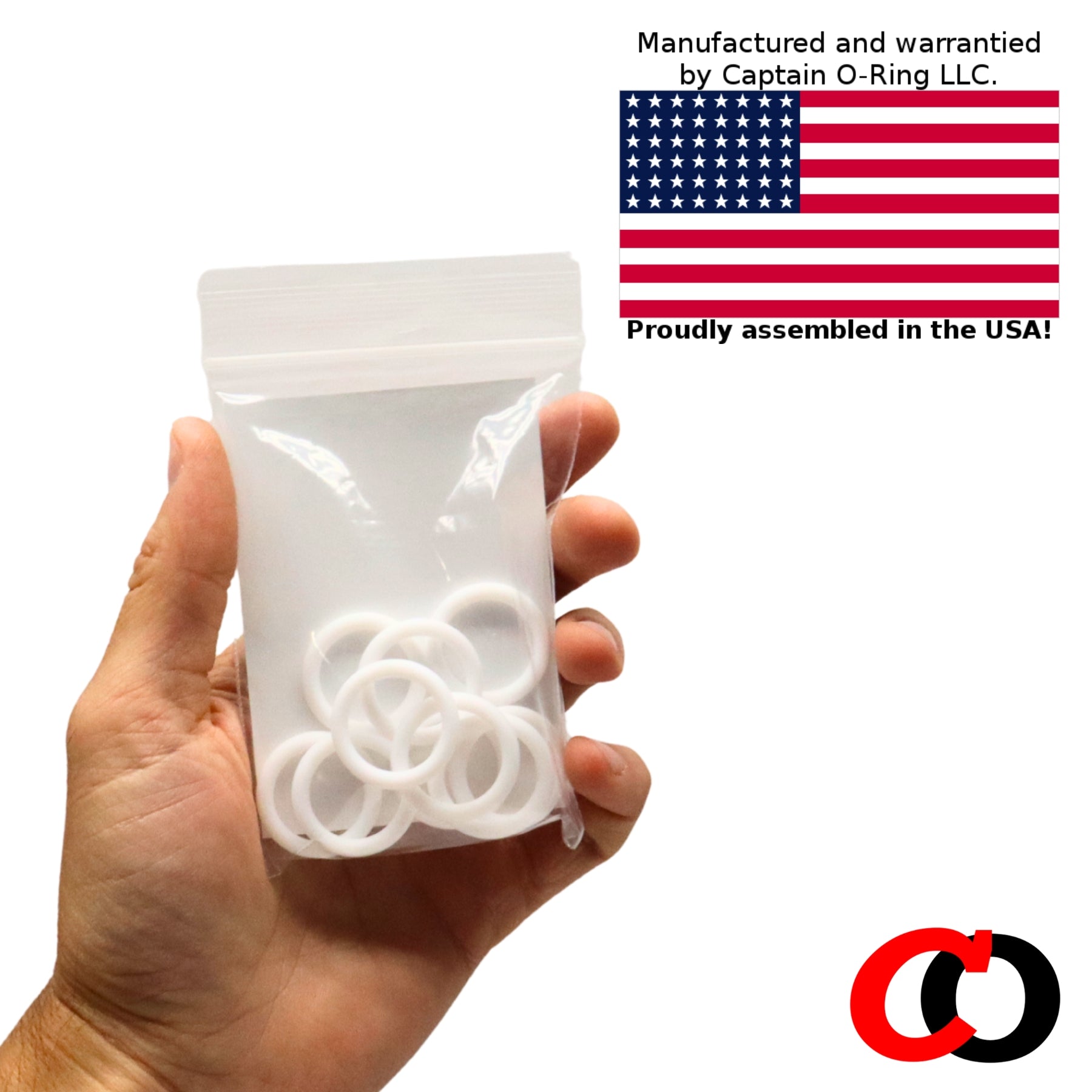 PTFE Teflon .750" UNF CGA-870 Oxygen Cylinder-To-Valve O-Rings (10 Pack)