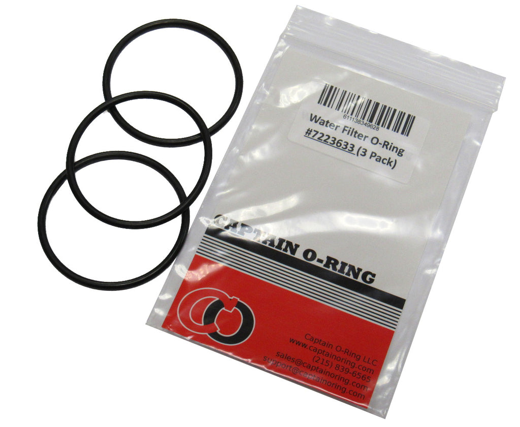 Water Filter & Reverse Osmosis O-Ring Seal 7223633 (3 Pack)
