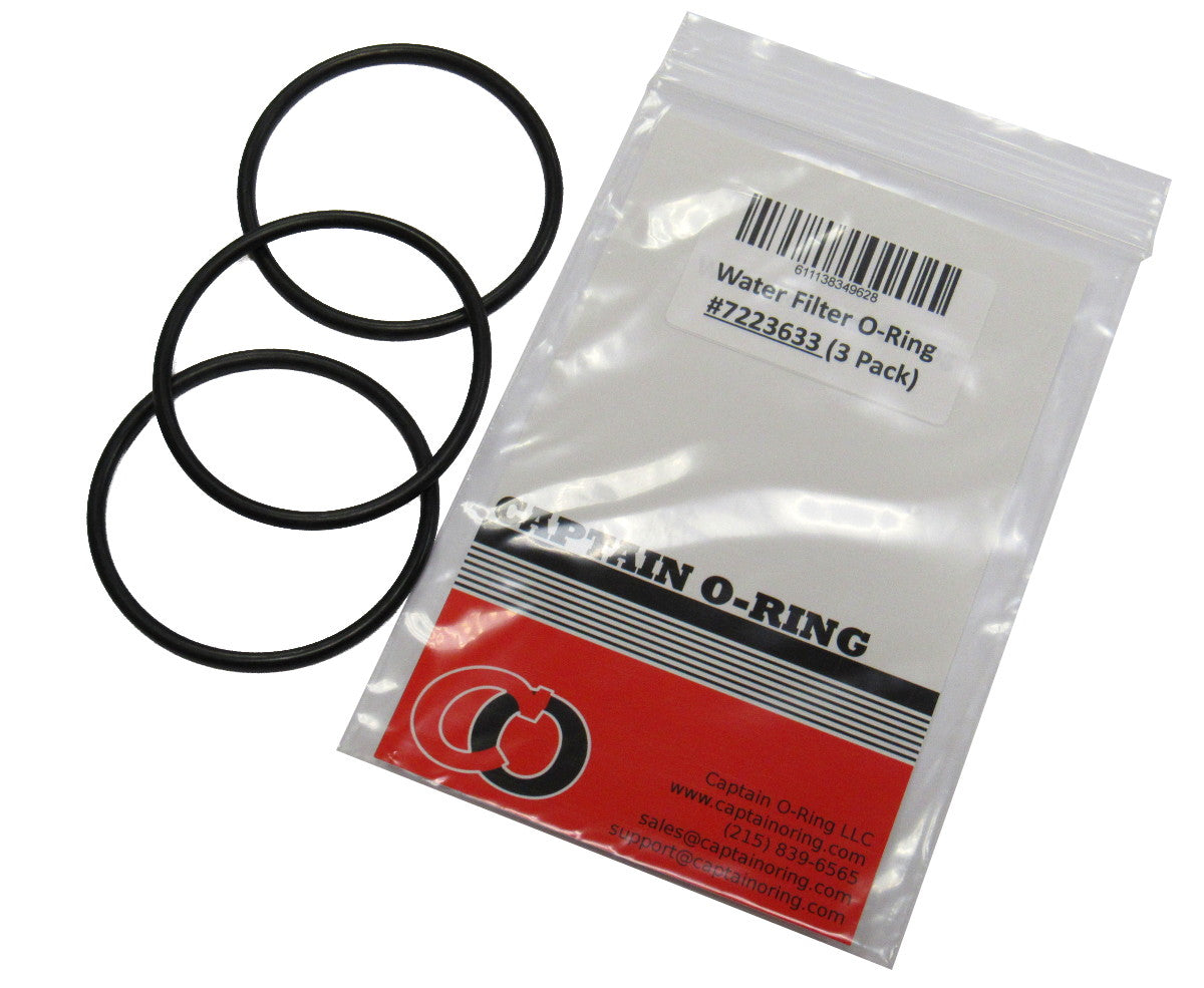 Water Filter & Reverse Osmosis O-Ring Seal 7223633 (3 Pack)