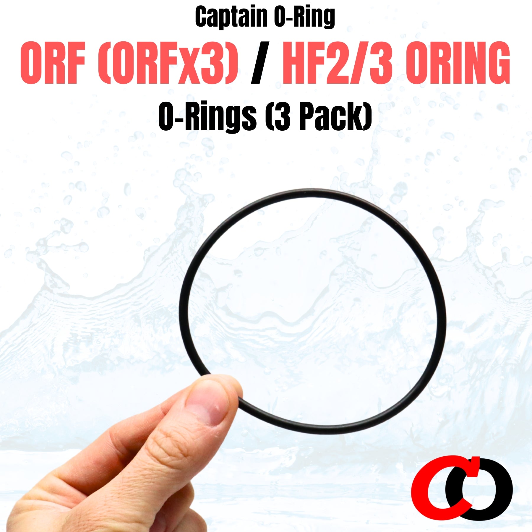 ORF (ORFx3) HF2/3 ORING for iSpring RCC RO and Hydronix HF2/3/4 (3 Pack)